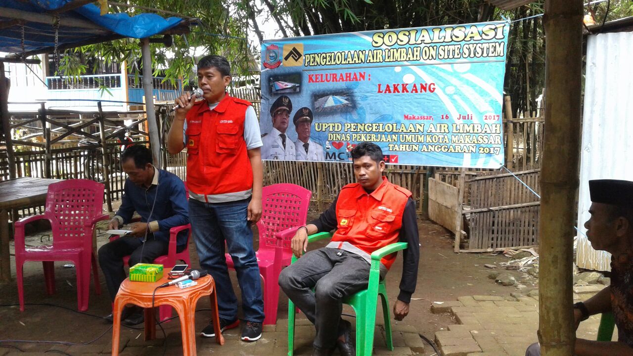 PU Sosialisasi IPAL di Lakkang Pada Hari Minggu