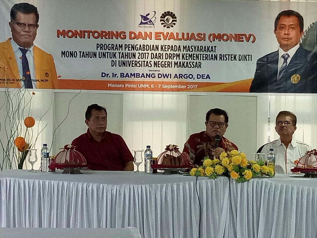 DRPM Kemenristekdikti Monev 60 Judul Pengabdian Masyarakat