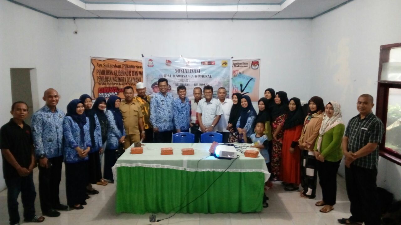 DPU Makassar Gelar Sosialisasi IPAL Komunal di Bulurokeng