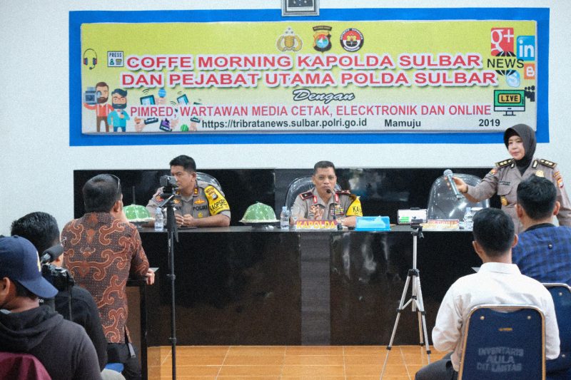 Coffee Morning Bersama Kapolda Sulbar