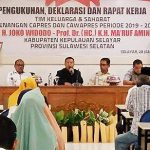 Tim Keluarga dan Sahabat Capres Jokowi-Ma’ruf Amin Dikukuhkan