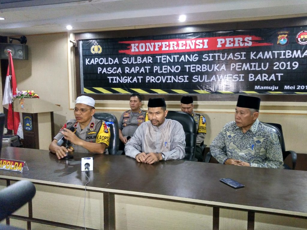 Kamtibmas Tahapan Pemilu Sulbar Aman dan Lancar