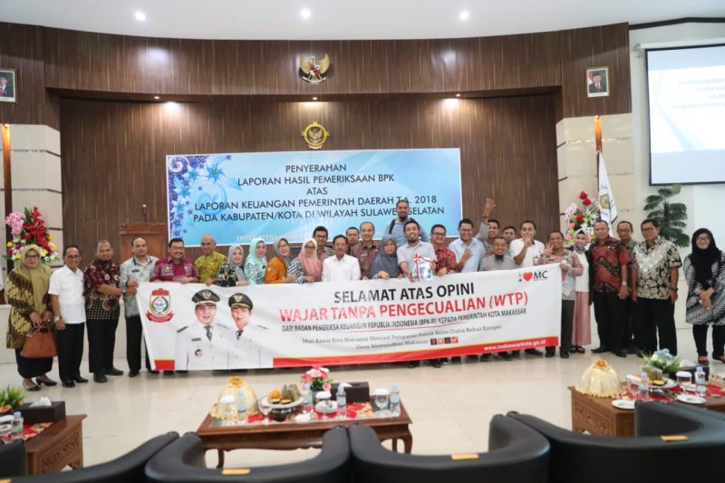 Makassar Kembali Raih WTP di Akhir Masa Jabatan Wali Kota Danny Pomanto