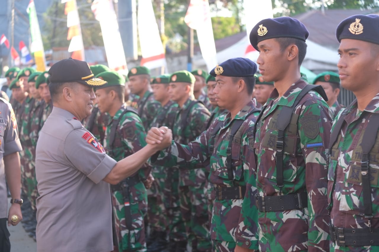 Polda Gelar Apel Gabungan Pengamanan Festival Maradika Mamuju