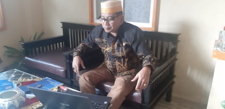 Kadis Dukcapil Sulbar dan Dirjen Dukcapil Bahas Covid-19 Melalui Virtual