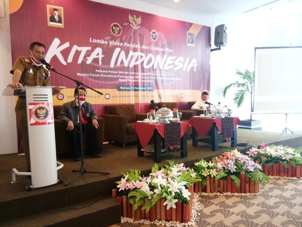 Lomba Video Pendek, BNPT dan FKPT Bagi-bagi Masker Merah Putih kepada Peserta