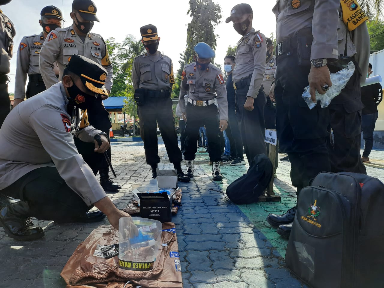 Pengamanan TPS di Masa Pandemi Covid-19, 335 Personil Gabungan Dibekali APD
