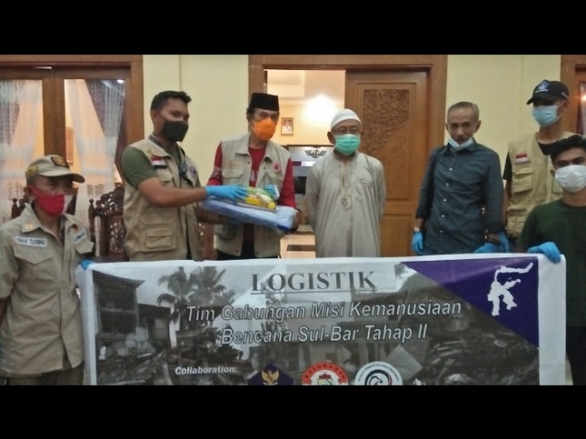 Tim Gabungan Misi Kenanusiaan Makassar Kembali Salurkan Bantuan bagi Korban Gempa Sulbar