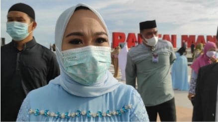 Shalat Ied di Anjungan Pantai Manakkarra Siapkan 1500 Masker dan Patuhi Prokes Covid