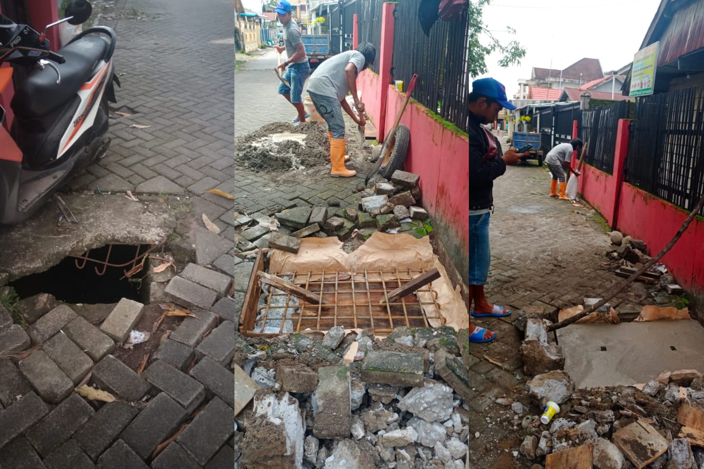 Respon Cepat Keluhan Warga, Dinas PU Makassar Benahi Lorong di Manuruki II