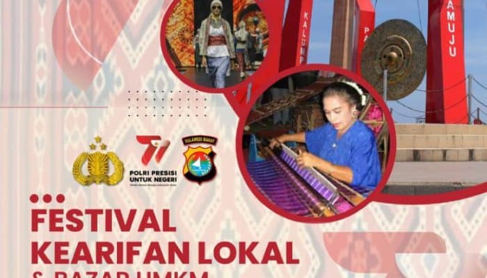Catat Waktunya, Polda Sulbar Bakal Gelar Festival Kearifan Lokal dan Bazar UMKM
