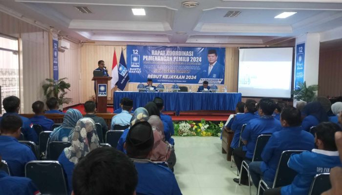 Rakor Kemenangan 2024, PAN Sulbar Target 1 Kursi DPR RI dan Kursi Pimpinan DPRD Provinsi serta Kabupaten