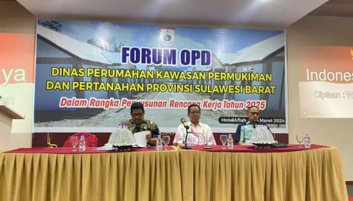 Dinas Perkim Sulbar Sinergi Program Kegiatan melalui Forum OPD