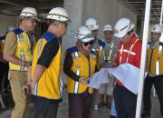 Sekwan Dampingi Ketua DPRD Monitoring Pengerjaan Pembangunan Gedung DPRD Sulbar