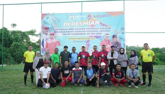 Safaruddin akan Atur Jadwal Wartawan Bermain di Lapangan Mini Soccer Pemprov Sulbar Usai Lebaran