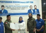 Terbitkan 5 Rekomendasi Cakada Mamuju, PAN Mamuju: Sutinah Paling Serius