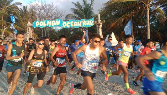 Polman Ocean Fun Run 2024: Diikuti 250 Peserta, Hadirkan Sensasi Berlari di Pantai
