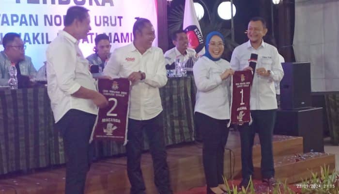 Bupati Perempuan Pertama di Sulbar Raih Nomor Urut 1