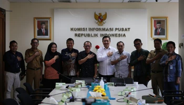 Komisi I DPRD Sulbar dan Dinas Kominfo Koordinasi ke Komisi Informasi Pusat Jelang Seleksi KI Sulbar
