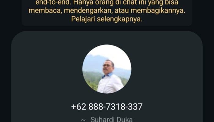Jubir Pemprov Sulbar Imbau Waspada Pencatut Akun WhatsApp Gubernur
