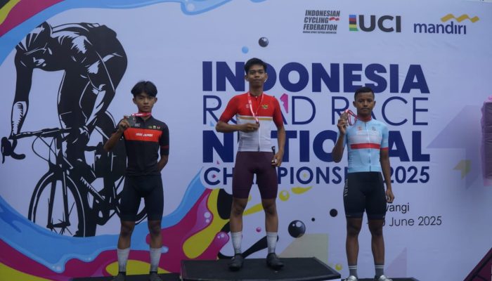 Atlet Muhammad Yahya Usman Asal Sulbar Raih Medali Emas di Ajang Kejurnas Balap Sepeda 2025