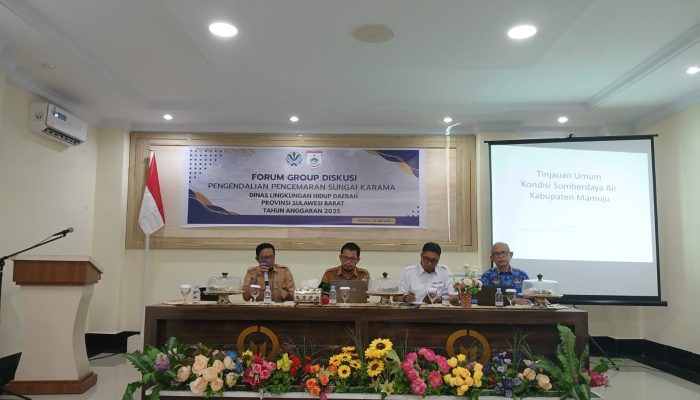 Dukung Misi SDK-JSM, DLH Sulbar Gelar FGD Pengendalian Pencemaran Sungai