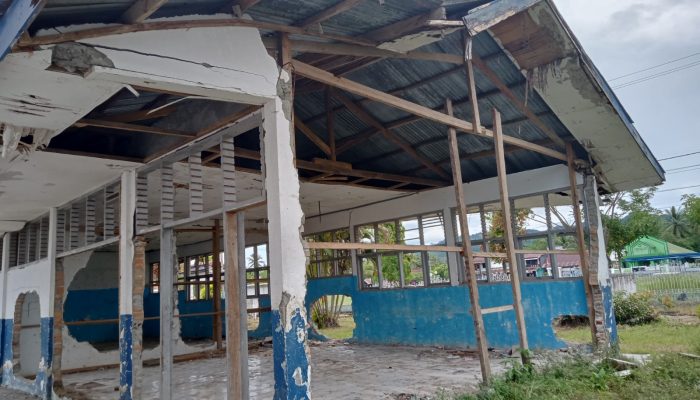 Rombel Roboh di SMP 1 Tapalang Bukan Karena Dampak Gempa Semalam