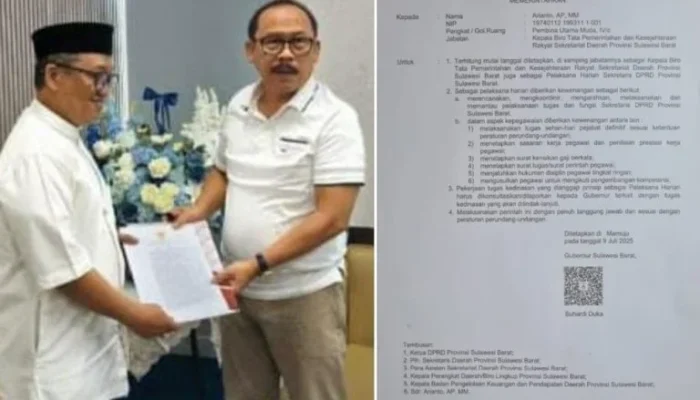 Arianto Jabat Plh Sekwan Sulbar Ganti Hamzih