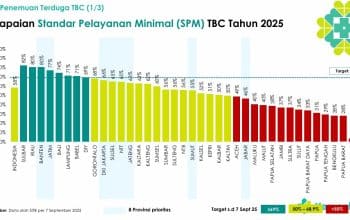 Indikator Standar Pelayanan TBC di Sulbar Raih Peringkat Pertama Nasional