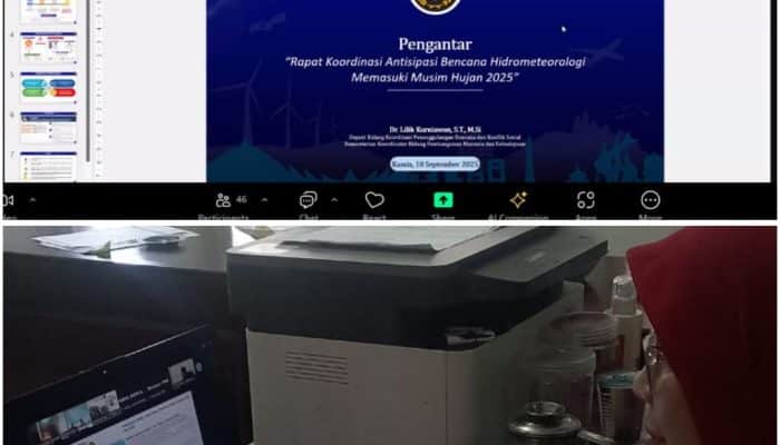 Antisipasi Bencana Hidrometeorologi Memasuki Musim Hujan 2025, BPBD Sulbar Bangun Koordinasi Lintas Sektor