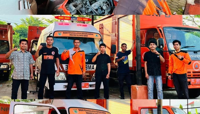 TRC BPBD Sulbar Siaga Hadapi Kondisi Cuaca, Laksanakan Rotasi Jaga dan Pemeriksaan Peralatan